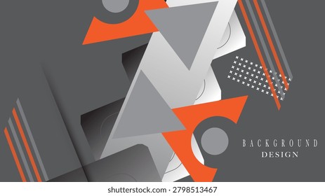 Modern simple style geometric superimposed gradient pattern