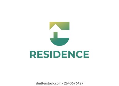 Modern and simple style logo for housing, construction, interior exterior design or rental business.