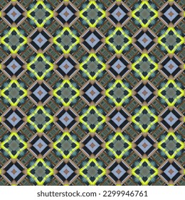 Modern simple symmetrical abstract background pattern vector. Retro background fabric. Vintage check color geometric texture for textile print, wrapping paper, gift card, wallpaper flat design.