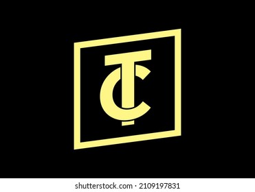 Modernes einfaches TC-Initialbriefdesign