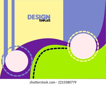 modern simple template design with lots of ornaments