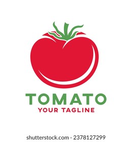 Modern and simple tomato logo