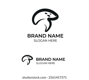 Modern simple unique and creative Mushroom Logo 