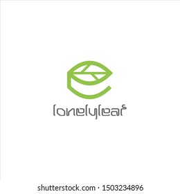 Modern, simple, unique logo about the letter e and leaf, designed with geometric lines.
EPS10, Vector.
