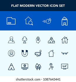 Modern, Simple Vector Icon Set With Search, Young, Mask, Hospitality, Building, Business, Woman, Bellhop, Property, Construction, Forest, Document, Man, Idea, Magnetic, Diagnostic, Water, Nature Icons