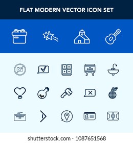 Modern, simple vector icon set with medicine, finance, chart, faucet, box, business, water, tool, sink, template, laboratory, heart, falling, screwdriver, money, bank, tap, communication, shiny icons