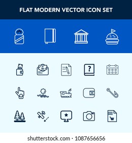 Modern, simple vector icon set with day, greek, file, salt, travel, sunrise, gesture, pen, bread, transportation, old, spice, document, morning, landscape, book, hand, sandwich, mail, white, sun icons
