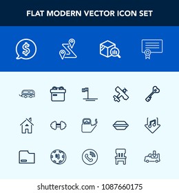 Modern, simple vector icon set with holiday, building, workout, flight, water, baja, blue, hot, steam, exercise, trend, label, price, plane, gym, frame, tag, kitchen, estate, transportation, key icons