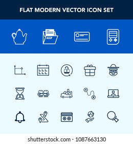 Modern, simple vector icon set with sport, hour, kitchen, happy, day, kettle, arrow, drink, holiday, lorry, geometry, sand, unlock, sign, shipping, technology, security, open, protection, box icons