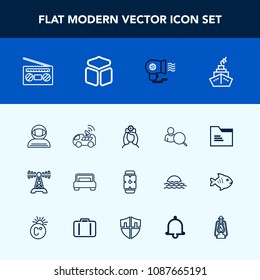 Modern, simple vector icon set with hair, blank, folder, doctor, paper, bed, time, station, communication, account, web, watch, minute, white, music, furniture, space, electric, clock, satellite icons