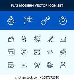 Modern, simple vector icon set with pretty, phone, sign, string, transport, man, instrument, music, people, sea, buy, fahrenheit, boy, cell, business, lock, sale, home, button, musical, mobile icons