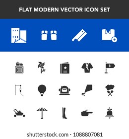 Modern, simple vector icon set with medicine, white, modern, t-shirt, medical, bathrobe, space, alarm, nature, sign, business, science, fashion, extreme, sky, money, beach, kitchen, summer, meat icons