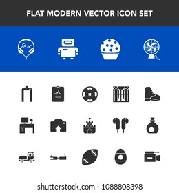 Modern, simple vector icon set with cyborg, modern, home, casino, android, food, medicine, cardiology, photo, heart, table, work, office, scan, machine, technology, toy, sign, plastic, boot, fan icons