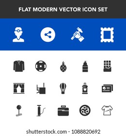 Modern, simple vector icon set with button, home, poker, foreman, casino, spray, jacket, air, curtain, dentistry, fruit, parachute, tropical, exotic, dental, money, pineapple, sweet, picture icons