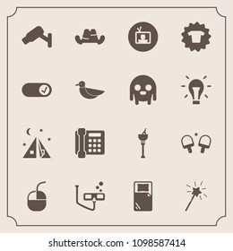 Modern, simple vector icon set with alcohol, communication, outdoor, ice, nature, tennis, fashion, security, surveillance, device, internet, tent, phone, bird, animal, sign, safety, technology,  icons