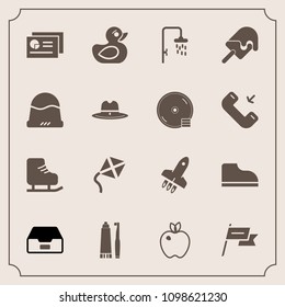 Modern, simple vector icon set with headwear, organic, skating, dessert, graph, sport, winter, bath, file, report, leisure, clothing, data, wind, kite, dental, child, chart, nation, cream, food icons