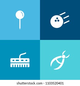 Modern, simple vector icon set on colorful background with black, drill, pin, tooth, marker, keyboard, health, lane, musical, point, dental, medicine, hospital, recreation, fun, medical, web icons