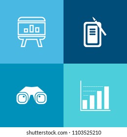 Modern, simple vector icon set on colorful background with travel, ink, japanese, draw, vision, watch, banner, asian, infographic, paintbrush, concept, element, step, manuscript, information icons