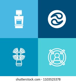 Modern, simple vector icon set on colorful background with radiology, diagnostic, oncology, market, customer, traditional, health, mri, aim, marine, seamark, scanner, kimono, group, machine, mon icons