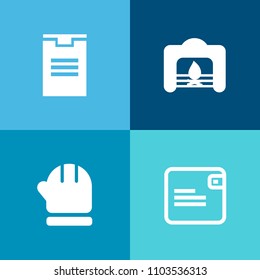 Modern, simple vector icon set on colorful background with house, financial, home, sign, white, room, clothing, dollar, packaging, shopping, flame, christmas, box, mittens, money, holiday, cold icons