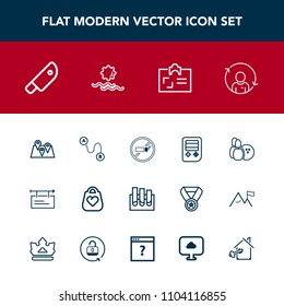 Modern, simple vector icon set with tobacco, blank, kitchen, technology, research, map, object, bowling, profile, sport, cigarette, fashion, business, meat, ball, quality, destination, id, road icons