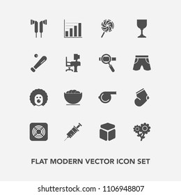 Modern, simple vector icon set with medical, clinic, fan, socks, referee, nature, circus, scary, business, character, square, food, dish, cube, lollipop, object, dentistry, diagram, dentist, air icons