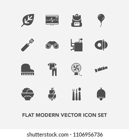 Modern, simple vector icon set with plant, sweet, pie, piano, knife, bag, fashion, sign, clothing, ring, cake, cooking, fork, alarm, restaurant, nature, sound, leaf, birthday, school, collection icons
