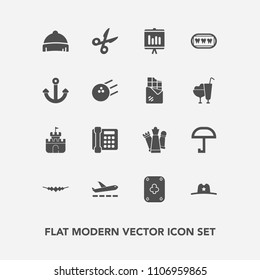 Modern, simple vector icon set with necklace, sheriff, background, west, report, chess, health, dental, game, jewelry, plastic, white, texas, fashion, marine, accessory, communication, travel icons