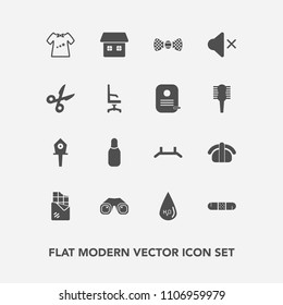 Modern, Simple Vector Icon Set With Elegance, Health, Pull, Nest, Baby, Bowling, Ball, Tool, Equipment, Child, Bow, Salmon, Japan, Chair, Fashion, Drop, Food, Cut, Medicine, Bar, Chocolate, Mute Icons