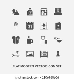 Modern, simple vector icon set with cup, mouthwash, nature, desk, play, picture, hot, care, glass, launch, new, frame, toy, wine, market, supermarket, mouth, landscape, image, office, dinner icons