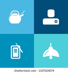 Modern, simple vector icon set on colorful background with illumination, calligraphy, japanese, japan, idea, kitchen, business, asian, electricity, social, contact, pen, water, drink, paintbrush icons