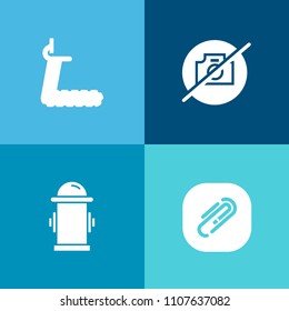 Modern, simple vector icon set on colorful background with treadmill, city, attach, diet, sport, business, emergency, equipment, metal, sign, not, picture, street, fastener, exercise, workout icons