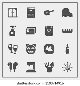 Modern, simple vector icon set with food, helm, ship, window, red, sand, wheel, team, musical, drink, raw, people, modern, asian, fresh, toy, rudder, background, nautical, cute, audio, wine, sew icons