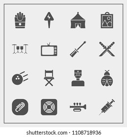 Modern, simple vector icon set with butterfly, paper, equipment, clinic, paperclip, dentist, work, seat, doctor, energy, dentistry, medical, food, pin, ball, screen, image, clip, sport, drum, tv icons