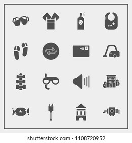 Modern, simple vector icon set with paint, pub, up, spray, baby, fitness, asia, tower, house, audio, footwear, sound, kitchen, estate, music, wine, kimono, gym, real, costume, alcohol, volume icons