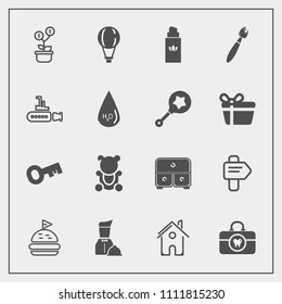 Modern, simple vector icon set with aroma, hygiene, cute, direction, toy, health, sky, arrow, drawer, restaurant, fluffy, fashion, building, money, beauty, key, bread, home, waiter, investment icons