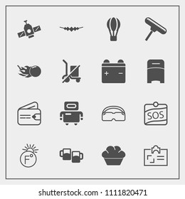 Modern, simple vector icon set with beer, food, sweet, technology, cake, business, alcohol, dessert, hot, fahrenheit, futuristic, pub, station, id, jewelry, bar, transport, glasses, sos, air icons
