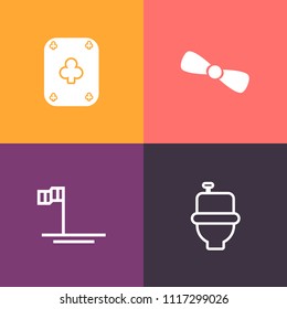 Modern, simple vector icon set on colorful background with object, black, sea, card, decoration, art, closet, play, vegas, poker, sea of cortes, lavatory, sign, element, casino, gift, wc, ribbon icons