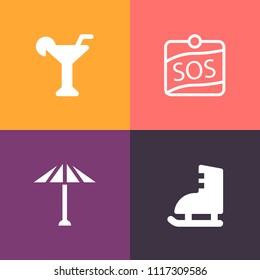 Modern, simple vector icon set on colorful background with beverage, concept, oriental, tradition, culture, asian, traditional, button, skate, paper, colorful, japan, fun, drink, glass, activity icons