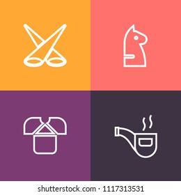 Modern, simple vector icon set on colorful background with success, fashion, tshirt, glowing, tobacco, cotton, front, classic, background, object, shirt, white, illuminated, light, black, chess icons
