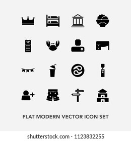 Modern, simple vector icon set with white, temple, finance, culture, agriculture, rice, banner, celebration, sign, calendar, agenda, japan, asia, happy, liquid, king, account, crown, fashion icons