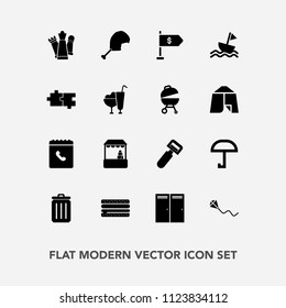 Modern, simple vector icon set with strategy, sandwich, market, kitchen, entrance, door, summer, snack, grocery, food, home, store, book, recycling, vegetable, kite, piece, sky, finance, rain icons