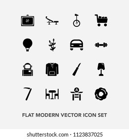 Modern, simple vector icon set with sweet, home, space, spanner, cosmos, cosmonaut, taiko, astronaut, fitness, sky, doughnut, parachuting, parachute, jump, japanese, interior, table, science, tv icons