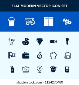 Modern, simple vector icon set with karaoke, home, entrance, business, duck, color, first, place, achievement, nation, microphone, music, jewel, nature, technology, national, winner, voice, song icons