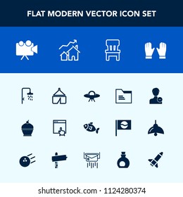 Modern, simple vector icon set with camp, tent, internet, alien, pie, glove, white, comfortable, delete, office, click, home, interior, dessert, account, projection, travel, projector, sea, bath icons