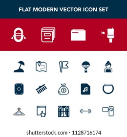 Modern, simple vector icon set with public, love, bride, map, national, pin, money, wedding, sky, shape, jump, sea, restroom, boat, parachuting, palm, information, flag, play, bathroom, groom icons