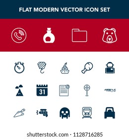 Modern, simple vector icon set with watch, healthy, contract, file, house, sky, blank, food, cosmonaut, folder, grizzly, business, call, nature, office, cosmos, day, estate, space, construction icons