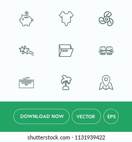 Modern, simple vector icon set on white background with electric, cute, economy, star, technology, bank, fashion, nature, work, map, glove, coin, sport, cool, investment, paper, competition, fan icons
