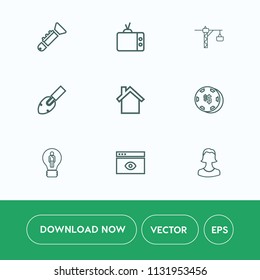 Modern, simple vector icon set on white background with gambling, browser, luck, concept, cell, human, home, construction, media, screen, web, jazz, musical, computer, window, sound, tv, risk icons