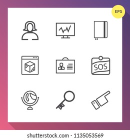 Modern, simple vector icon set on gradient background with hospital, woman, young, person, sos, medicine, medical, world, face, notebook, sign, beautiful, business, female, beauty, computer, map icons